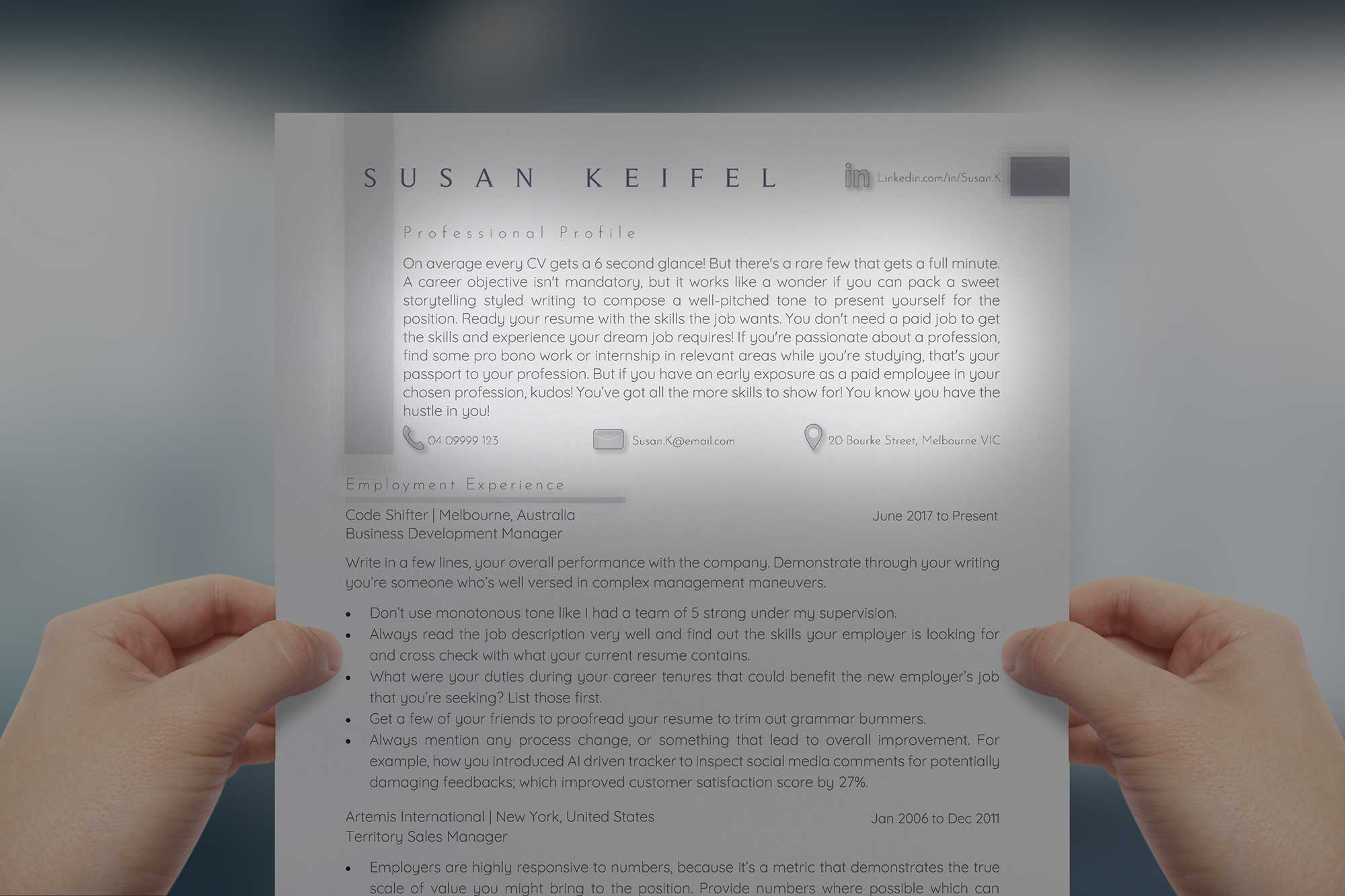 Genius guide to write a resume profile aka resume summary or profile summary